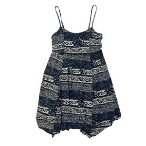 American Eagle Outfitters Women's Sundress Navy & Ivory Babydoll Size XS